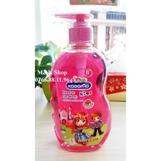 Dầu tắm gội trẻ em KODOMO 400ml cho trẻ trên 6 tuổi