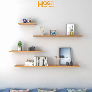 Kệ gỗ, thanh ngang treo tường bằng gỗ thông cao cấp để đồ, trang trí nhà cửa