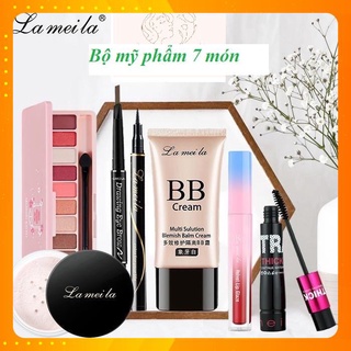 Bộ trang điểm lameila 7 món đầy đủ - combo trang điểm 7 món