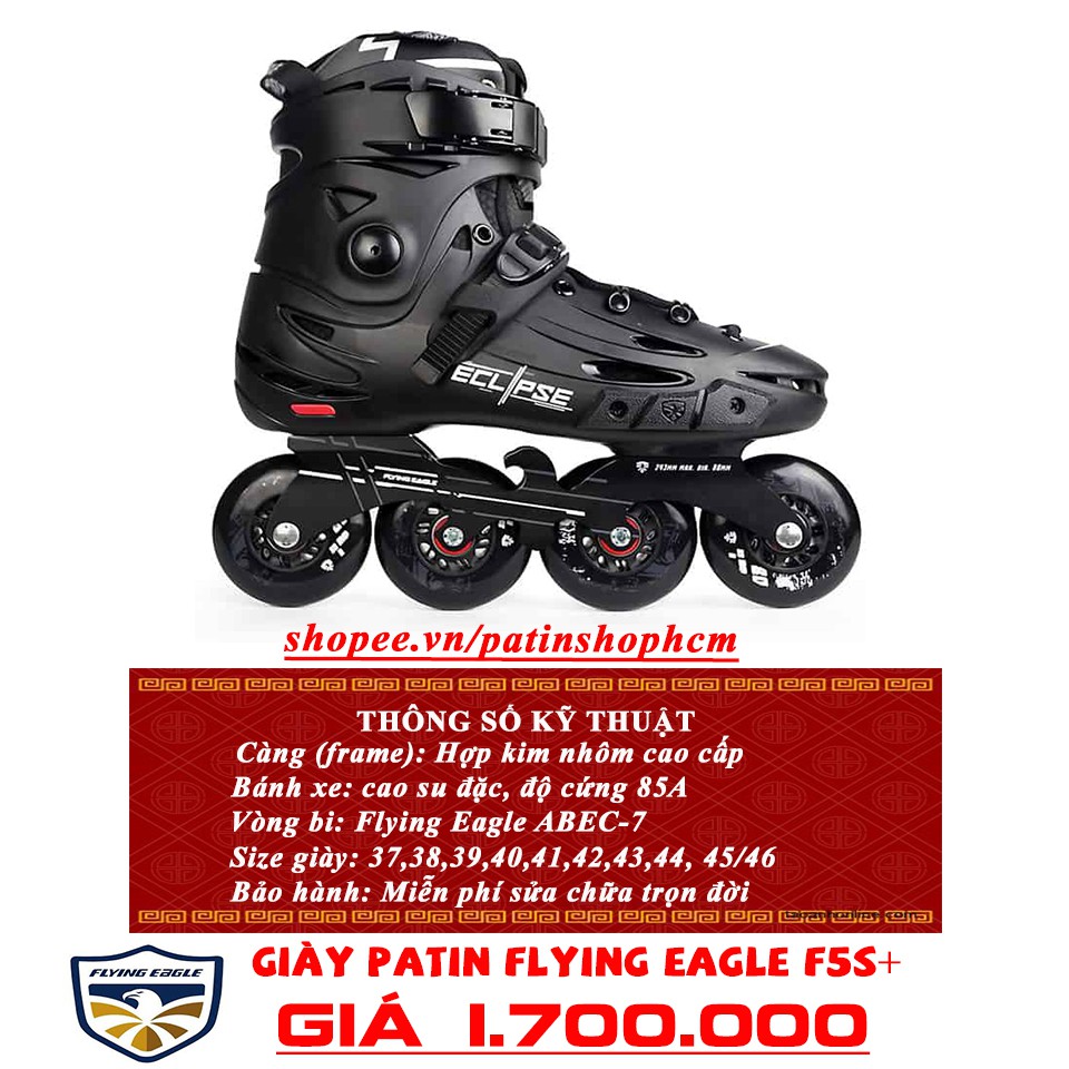 Giày Patin Flying Eagle F5S ECLIPSE 2020 siêu rẻ
