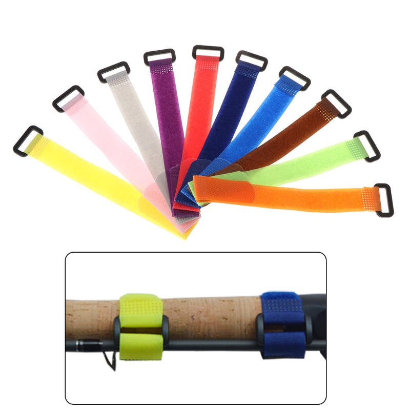 10 Dây Buộc Cần Câu Cá Bằng Nylon Có Thể Điều Chỉnh Tiện Dụng