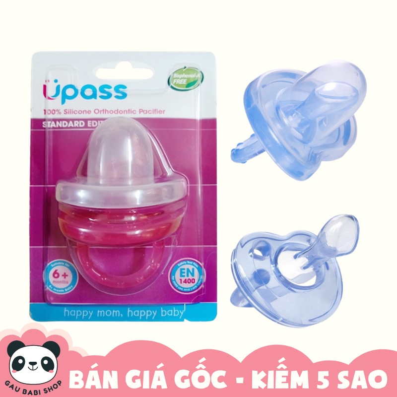 [XẢ KHO] Ty ngậm chỉnh nha cho bé 100% silicon Upass / UP0285N