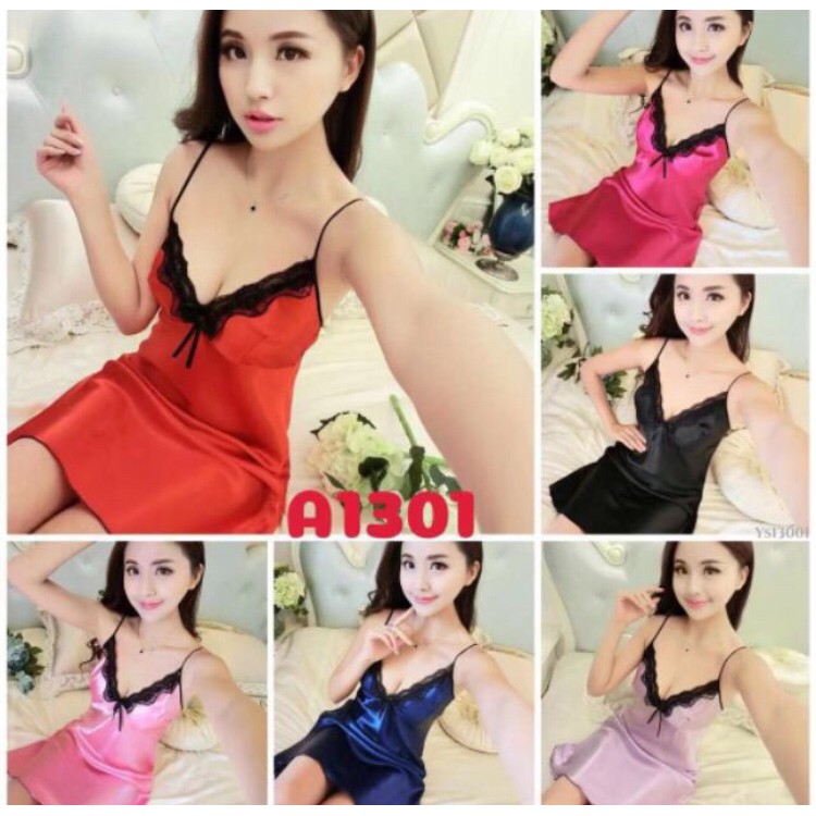 (HÀNG HÓT) Váy Ngủ Phi Lụa Sexy
