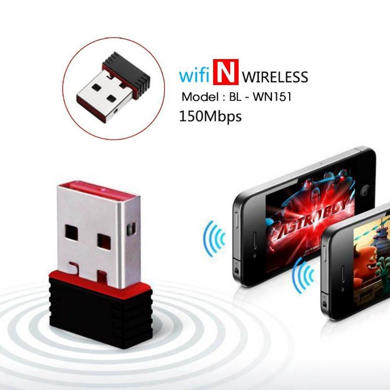 usb thu wifi siêu nhỏ LB link nano WN151