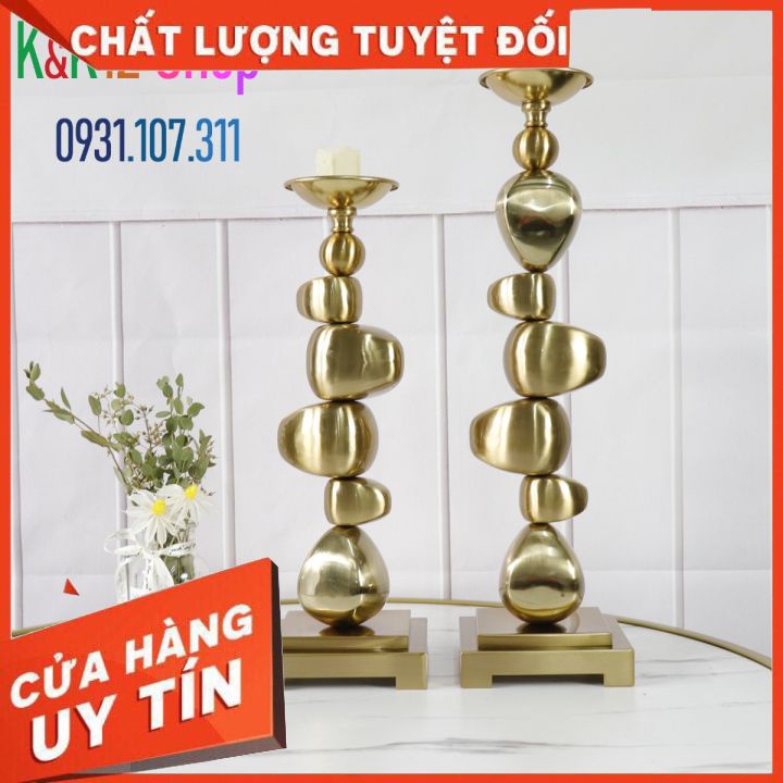 Giá đỡ nến hiện đại. Trang trí nội thất phong cách bắc Âu sang trọng. Nội thất nhà đẹp.