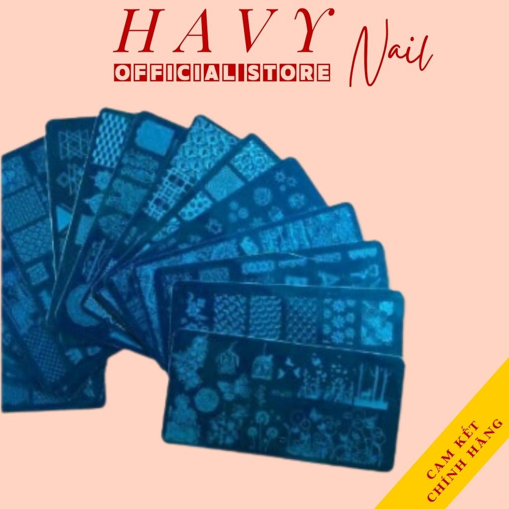 Khuôn In Móng Làm Nail - Bảng In Mẫu Dùng Sơn In Móng