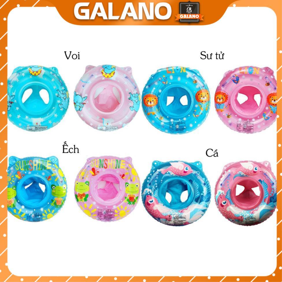 Phao Bơi Cho Bé GALANO Phao Bơi Trẻ Em Xỏ Chân Chống Lật An Toàn Bơi Lội Họa Tiết Voi SS-001266