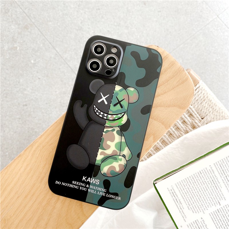 Ốp lưng Oppo F1s F5 Youth F7 F9 F11 F11 Pro A1k A3s A5s A7 A12 A59 A31 A91 A71 A83 A57 A39 A5 A9 2020 dẻo vuông Kaws