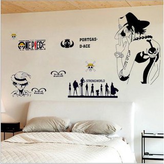 Decal anime One Piece - Combo decal đảo hải tặc