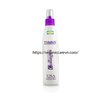Xịt dưỡng tóc Tiwan collagen 250ml