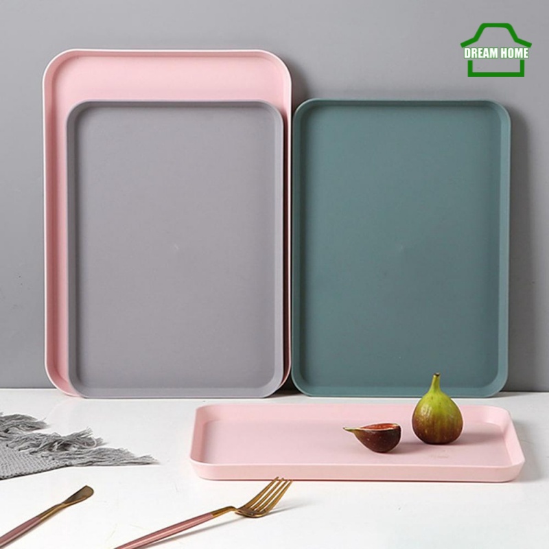 Khay đựng trái cây hình chữ nhật chống trượt chịu nhiệt dễ vệ sinh tiện dụng cho nhà bếp