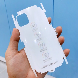 Dán PPF cho iphone 11/ iphone 11 pro/ iphone 11 pro max mặt sau tự phục hồi vết xước