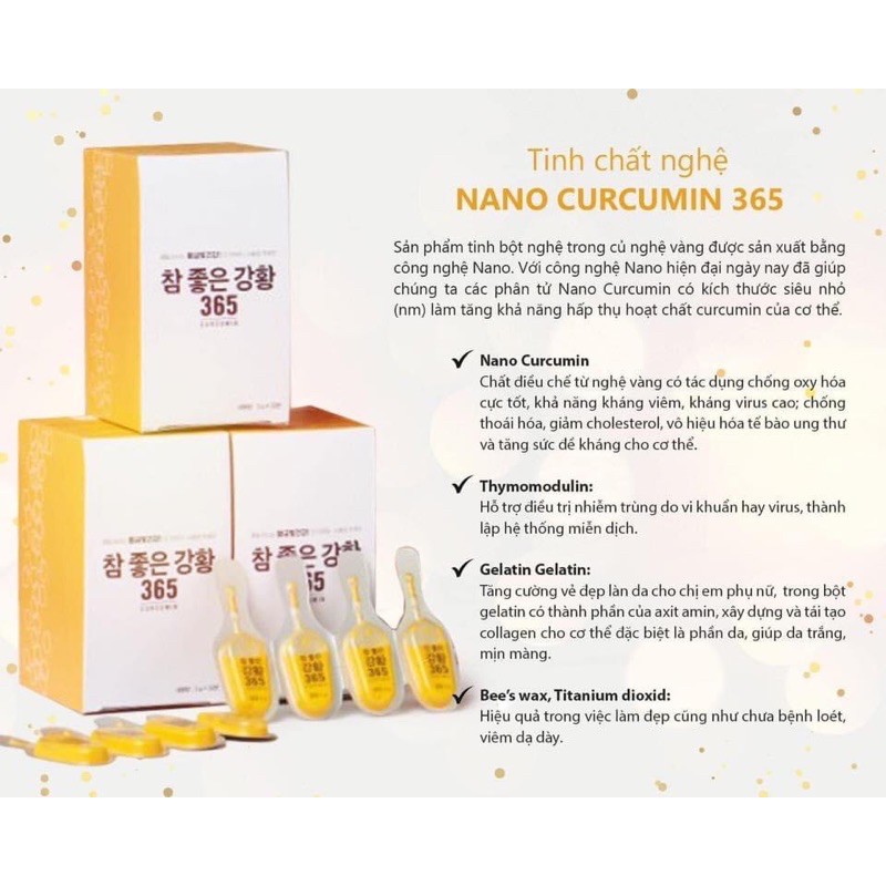 [Lẻ 1 ống ] Nghệ 365 Curcumin Hàn Quốc