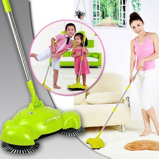 Chổi quét nhà, hút bụi thông minh xoay 360 độ
