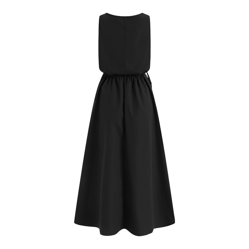 Đầm dài Zanzea dáng chữ A không tay cổ tròn thời trang Hàn Quốc dành cho nữ