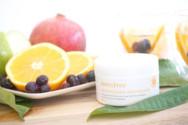 Oder Mặt Nạ Ngủ Innisfree Whitening Pore Sleeping Pack