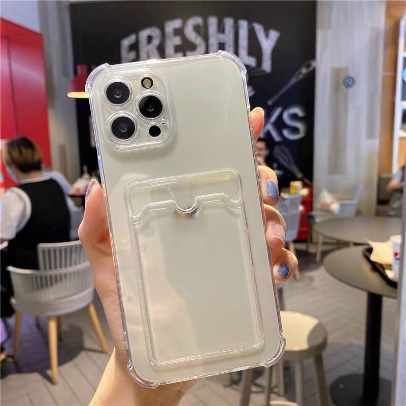 Ốp lưng bảo vệ camera có ngăn đựng thẻ chống sốc dành cho IP Xsmax/11/1Pro/11ProMax/12/12Pro/12ProMax