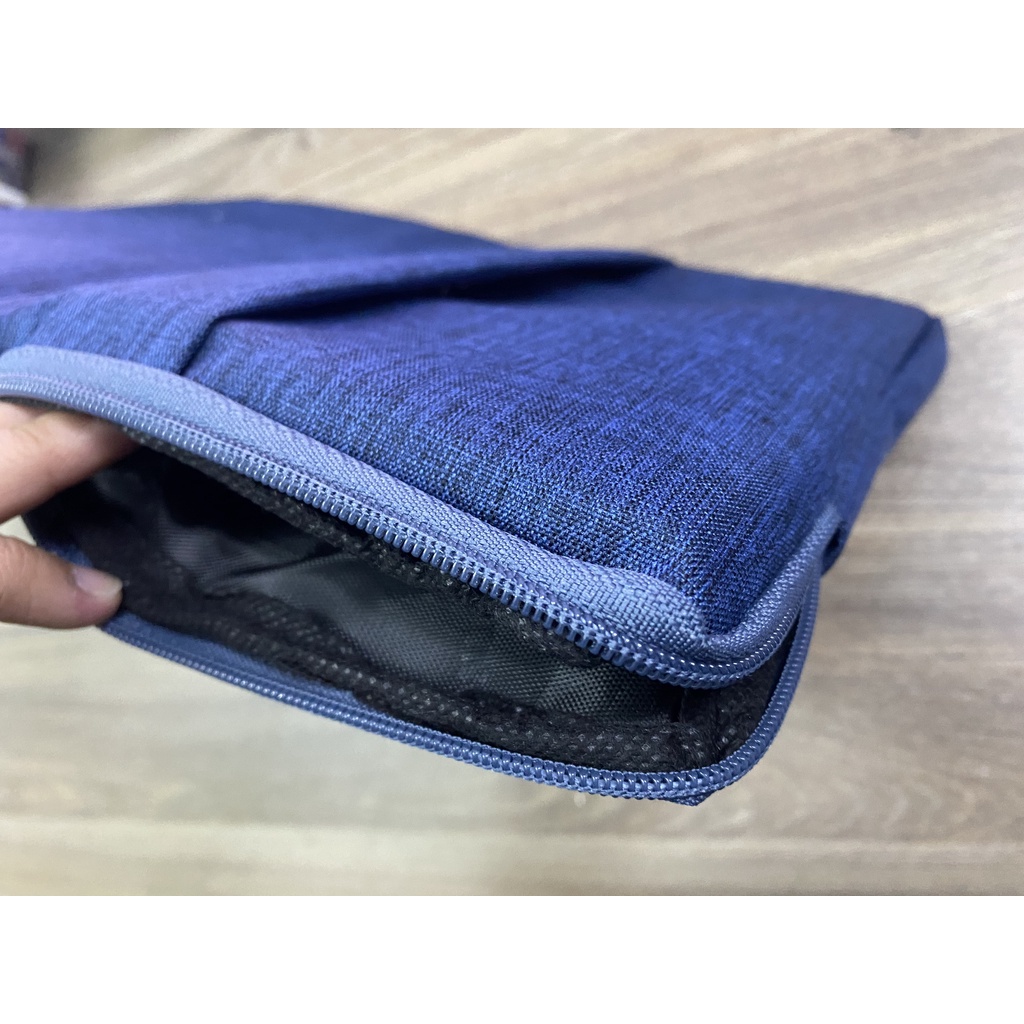 Túi chống sốc vải 2 ngăn dành cho laptop 13inch, 14inch, 15inch màu ngẫu nhiên