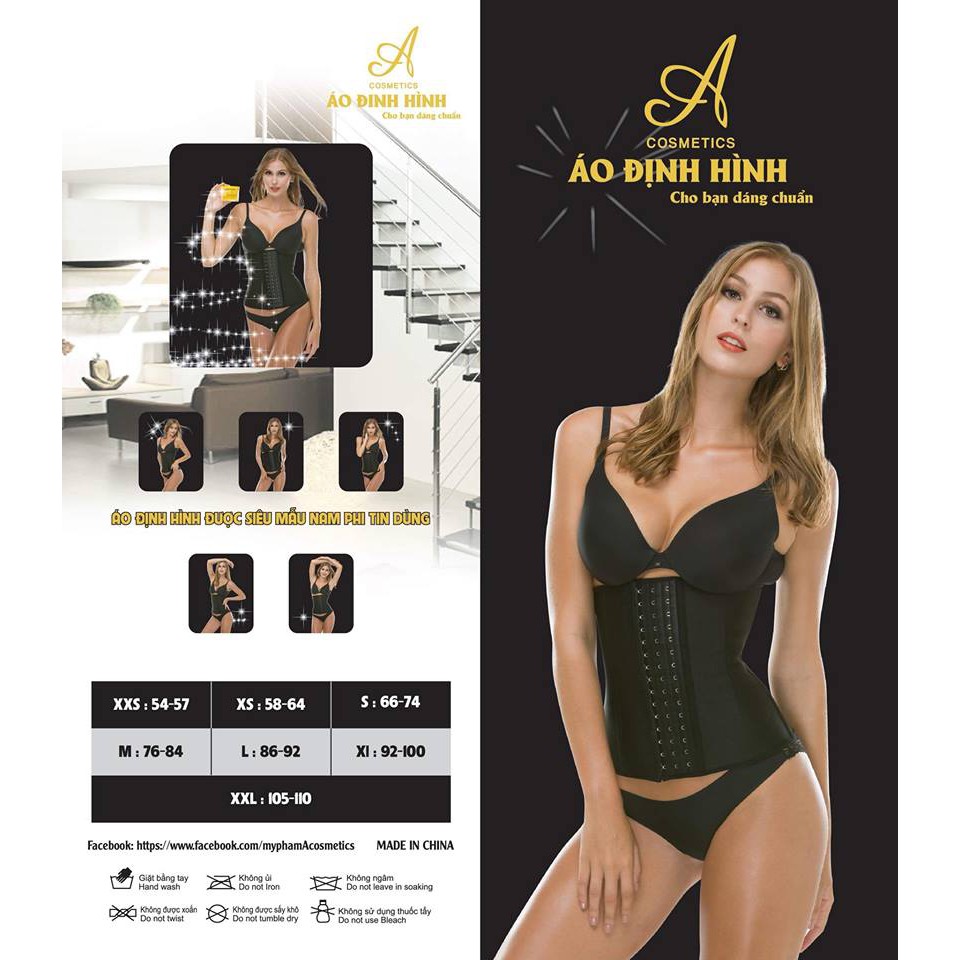 LATEX - ÁO ĐỊNH HÌNH GIẢM EO HIỆU QUẢ 3 -7cm