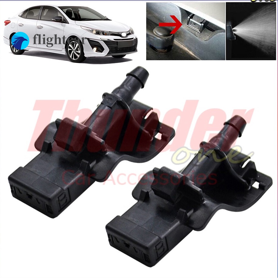 Bộ 2 Vòi Phun Nước Rửa Kính Chắn Gió Trước Cho Toyota Vios NCP150 Altis ZRE142 ZZE141 Estima ACR50 Camry ACV40 ACV50 Hilux New Gun125