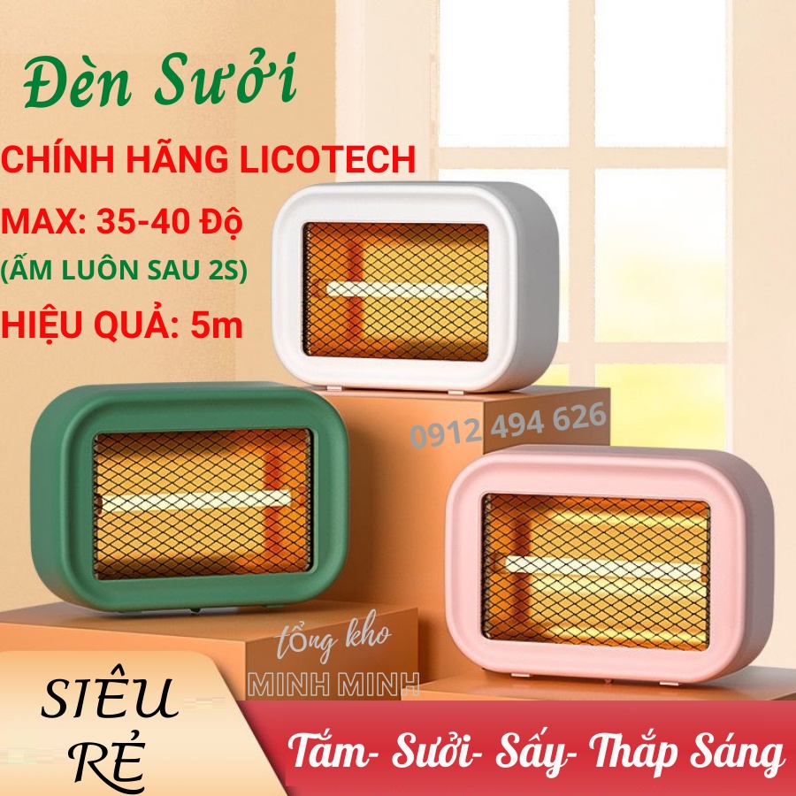 [ SỈ rẻ ] Đèn Sưởi Mini, Đèn Sưởi để bàn cho Văn Phòng Bàn Làm Việc Phòng Ngủ- Siêu An Toàn- Nhỏ Gọn- Tiện Lợi