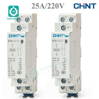 Contactor khởi động từ chint nch8 - 25a/220v 1 pha