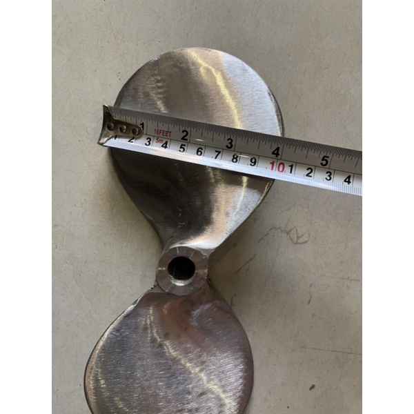 Chân vịt inox bơm nước 2 tấc 6 chân vịt inox 2 cánh máy dầu