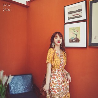 Đầm Thổ Cẩm Form Dài