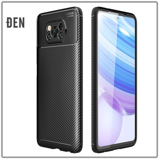 Ốp lưng cho Xiaomi Poco X3 NFC chống sốc Carbon Auto Focus