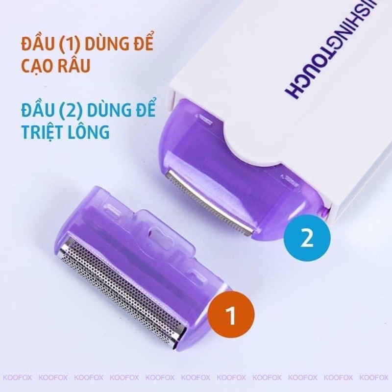 ✨✨MÁY TRIỆT LÔNG VĨNH VIỄN MINI TẠI NHÀ NHƯ SPA TIA LASER FINISHING TOUCH