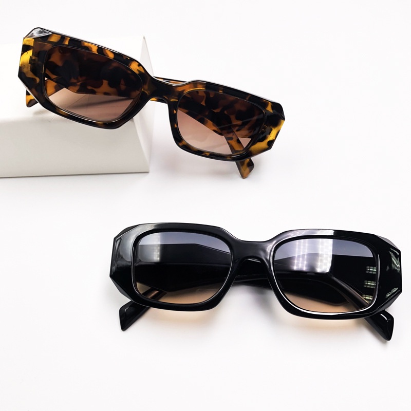 Kính mát gọng vuông thời trang phương Tây cổ điển sành điệu dành cho nữ