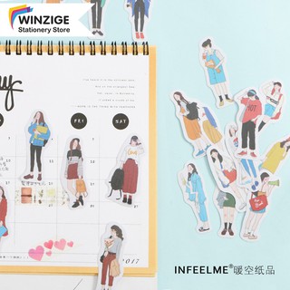 Winzige 40 miếng dán trang trí thủ công dễ thương và ngộ nghĩnh