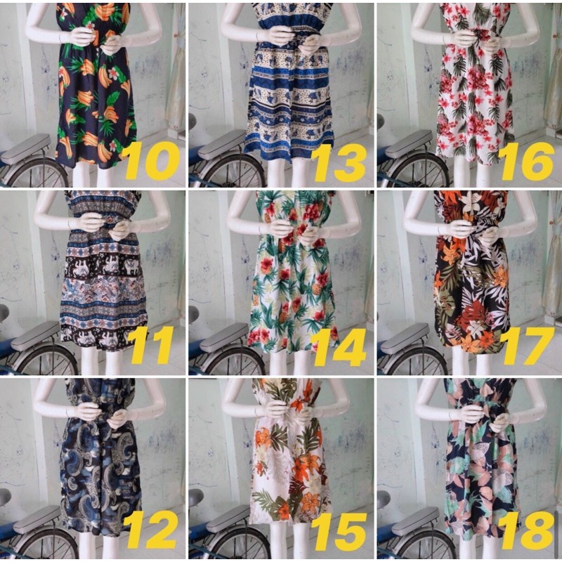 [40-55ky]Đầm maxi lanh xát nách cổ tròn dây thun eo thon | BigBuy360 - bigbuy360.vn