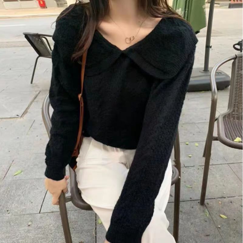 áo Len cổ sen tiểu thư ulzzang