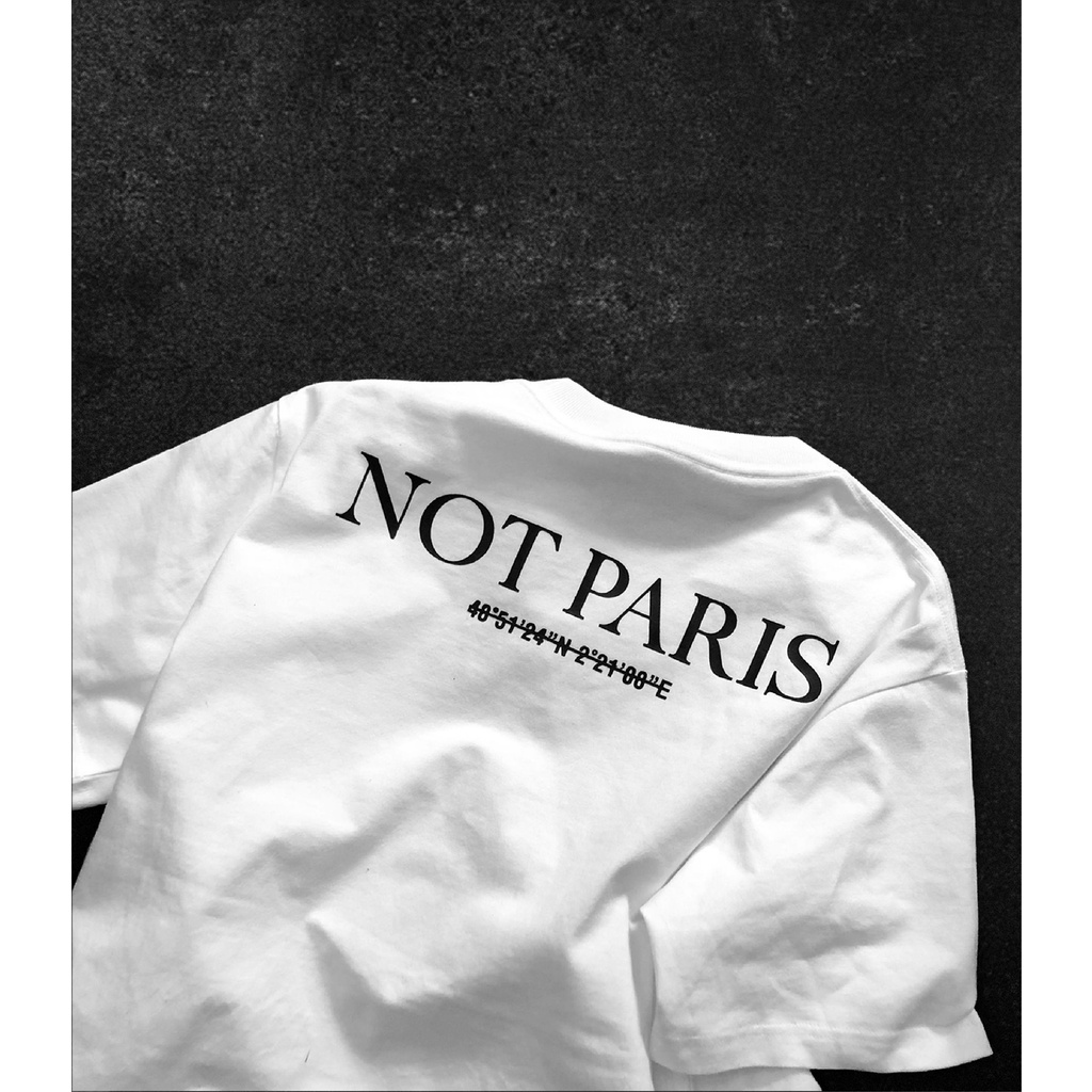Áo Thun PRIVATE Not Paris - Trắng