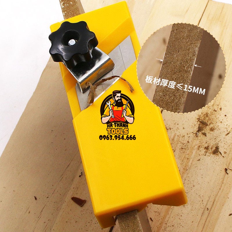 Dao Bào Cạnh Gỗ Gọt Vát Mép Gỗ 45 Độ - Dao Gọt Chỉ Và Bào Cạnh Gỗ Dùng Lưỡi Dao Rọc Giấy