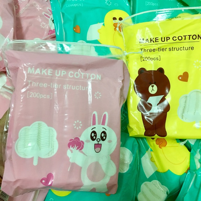 BÔNG TẨY TRANG COTTON LONE FRIEND (200 Miếng)