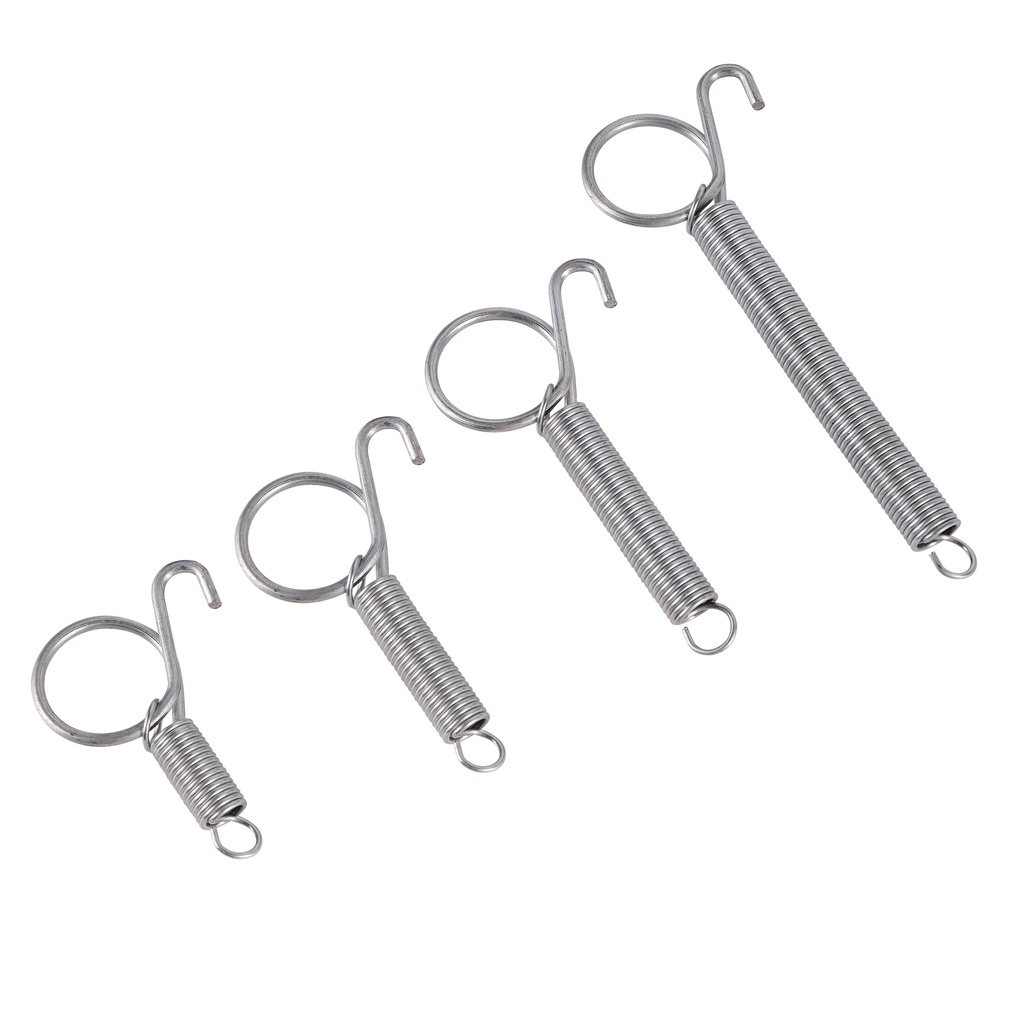 Set 10 Móc Khóa Lò Xo Bằng Kim Loại Đa Ứng Dụng Cho Lồng Chim