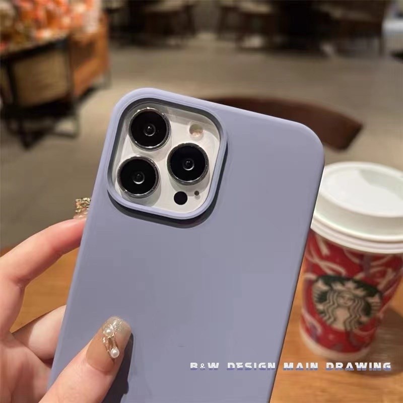 Ốp Điện Thoại Silicon Mềm Chống Sốc Chống Trượt Hình Hoa Oải Hương Cho iPhone 13 Pro Max IX XS Max XR iPhone 12 11 Pro Max 6 7 8 Plus