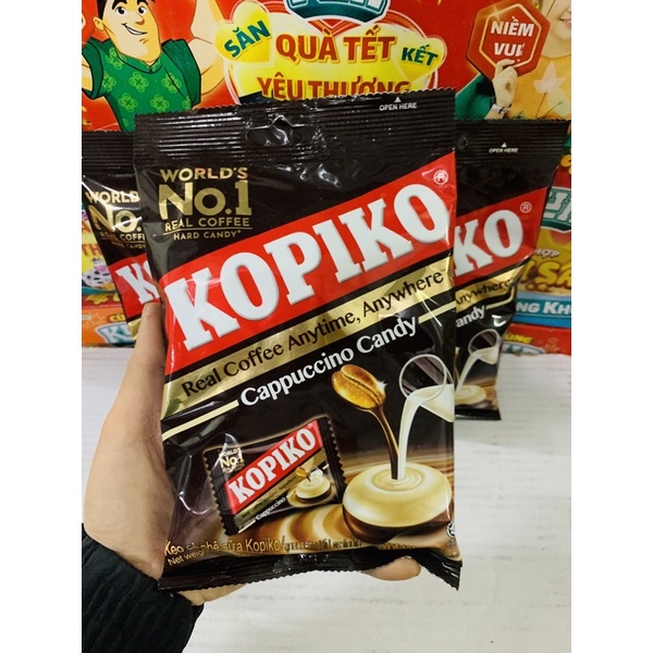 Kẹo hương cà phê Kopiko bịch 150g, thơm ngon, đợm vị ca phê( nhập khẩu)