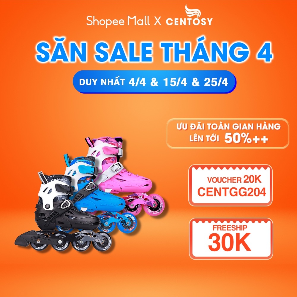 Giầy Patin Trẻ Em Thi Đấu Cao Cấp [Centosy - Flying Eagle S5S] - Có Form Chắc Chắn, Phanh An Toàn - Centosy Miền Bắc