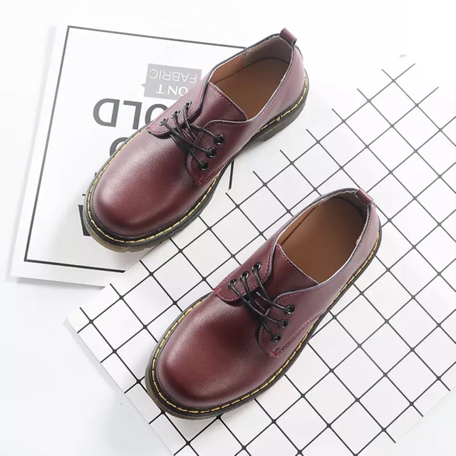 GDN55H1208 GIÀY OXFORD THỜI TRANG NỮ VINTAGE GIÀY DA ULZZANG CỔ ĐIỂN | BigBuy360 - bigbuy360.vn