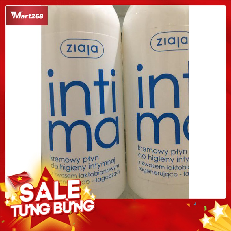 Dung Dịch Vệ Sinh Intima Ziaja 200ml Giúp Làm Sạch Sâu, Dưỡng Ẩm Cho Da