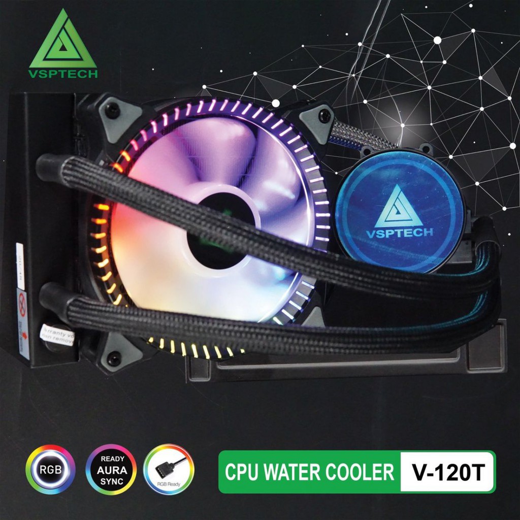 PC GAMING TẢN NHIỆT NƯỚC T120 / H410 ECS / i5 10400F