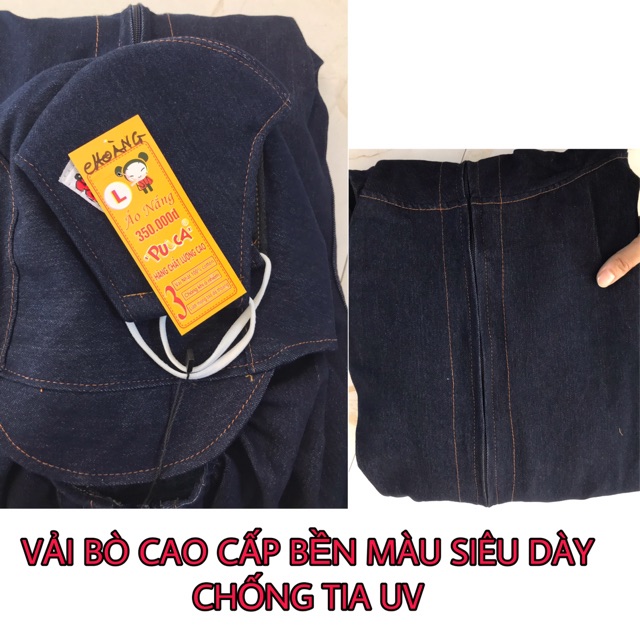 ÁO VẢI BÒ CHOÀNG DÀI TOÀN THÂN CHỐNG TIA UV CHỐNG NẮNG CAO CẤP | BigBuy360 - bigbuy360.vn
