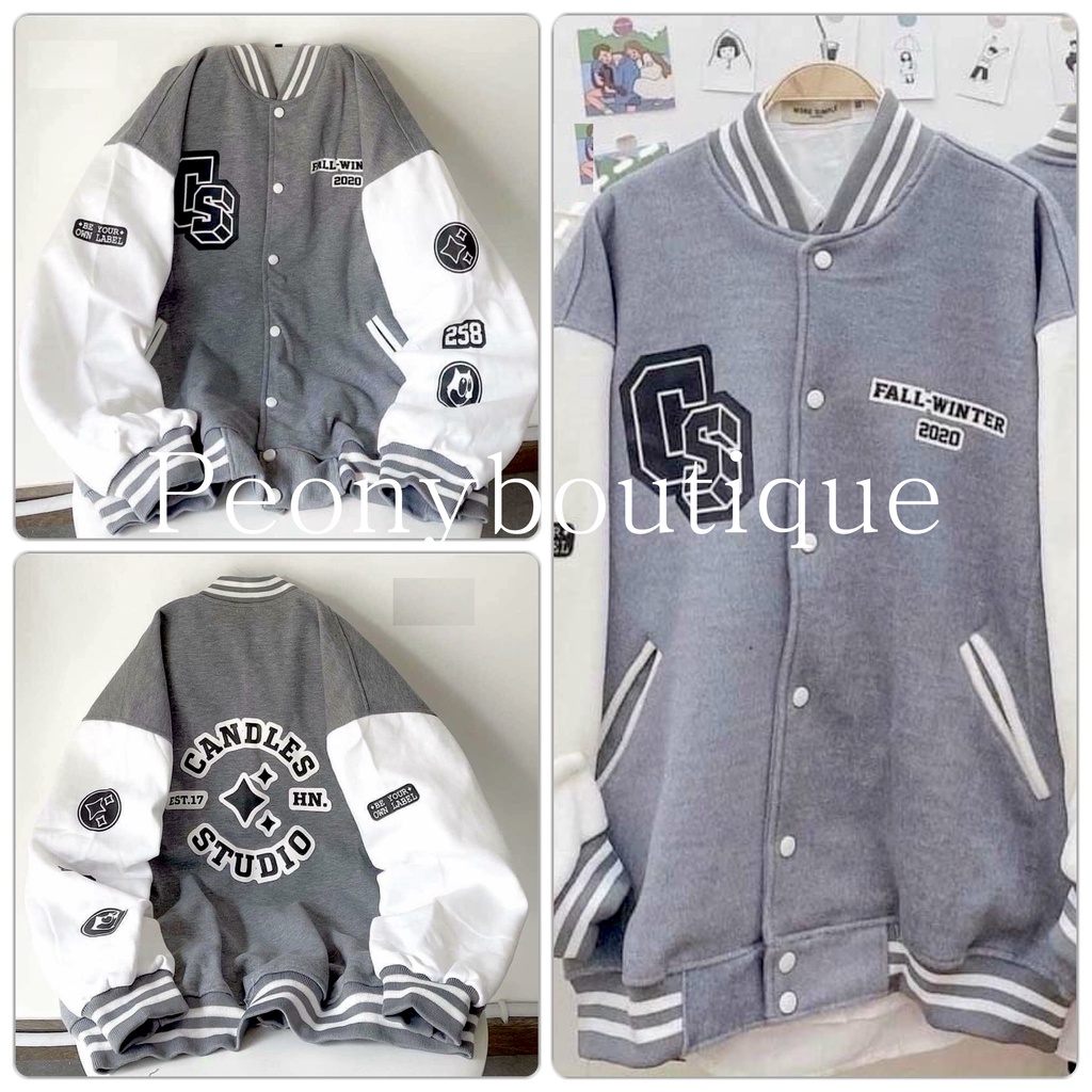 🌸 Jacket form rộng tay bồng, sweater thể thao năng động cá tính Ulzzang 🌸