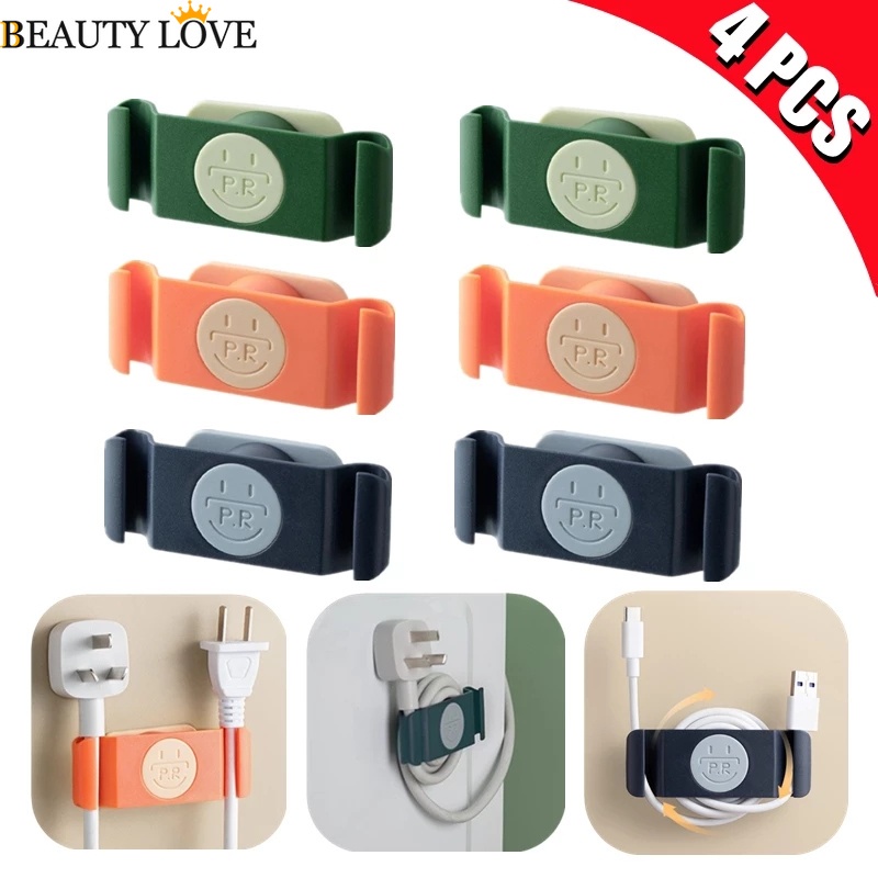 Bộ 4 Giá Đỡ Ổ Cắm Điện Gắn Tường Đa Năng Tiện Dụng Cho Gia Đình