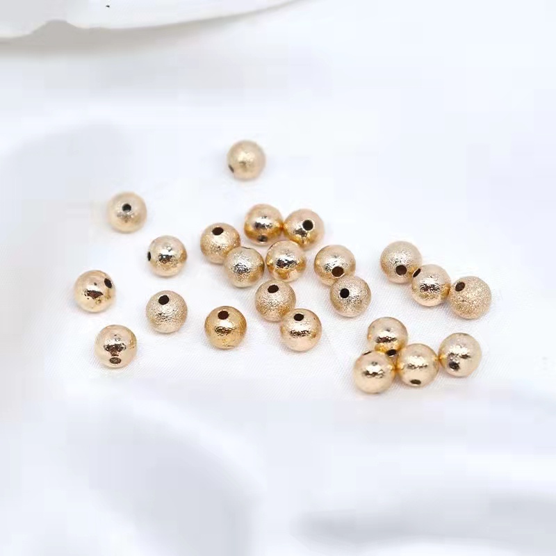 Set 10 Hạt Vàng 18K 14k Làm Đồ Trang Sức Thủ Công