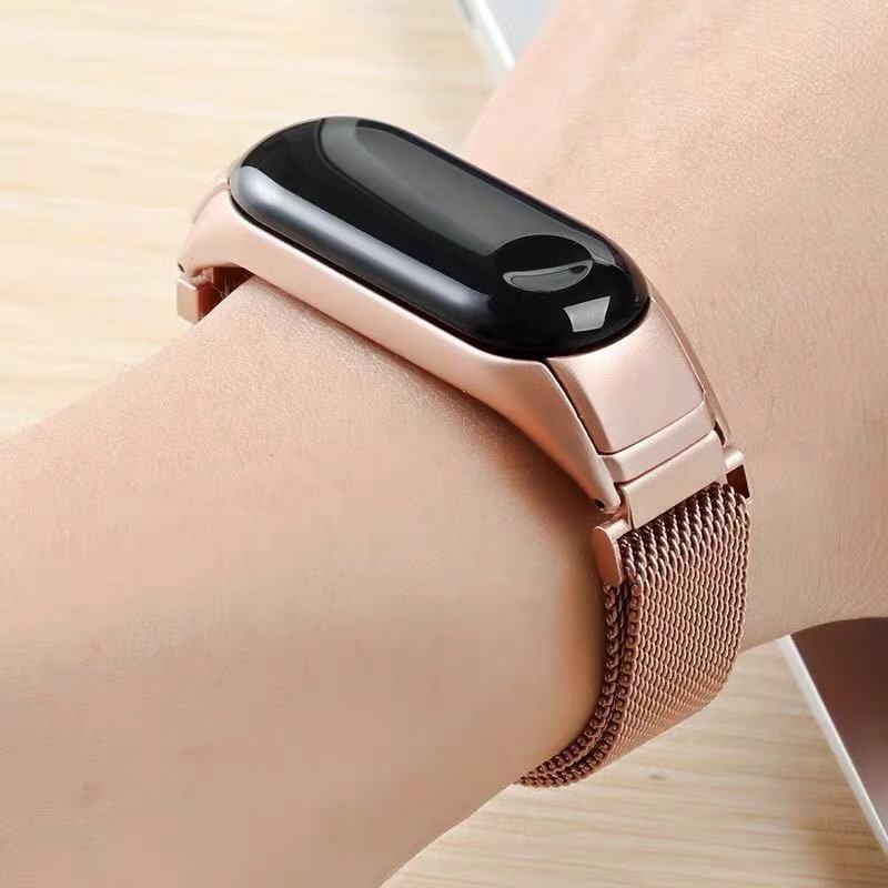 Dây Đeo Inox Milanese Cho Đồng Hồ Thông Minh Xiaomi Mi Band 6 / 5 / 4 / 3