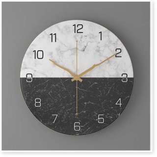 🆕 Đồng Hồ trang trí Nordic Marble Wall Clock